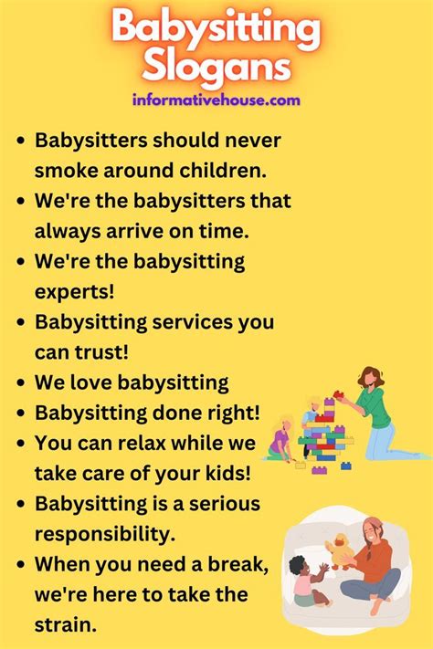 babysitting slogans